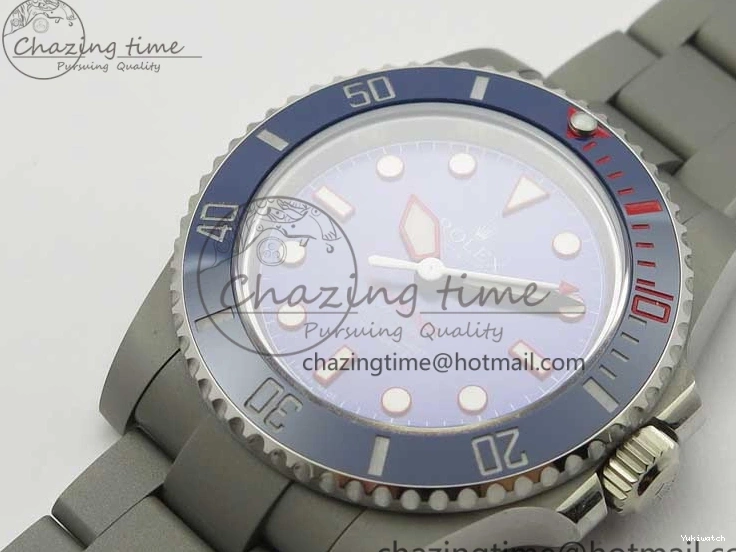 The Carbon Best SA3130 on Rough Matt Blue SS Bracelet Sandblast SS GMF Edition Dial 0502